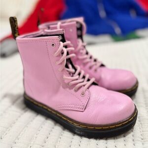 Dr. Martens Pink Kids Boots